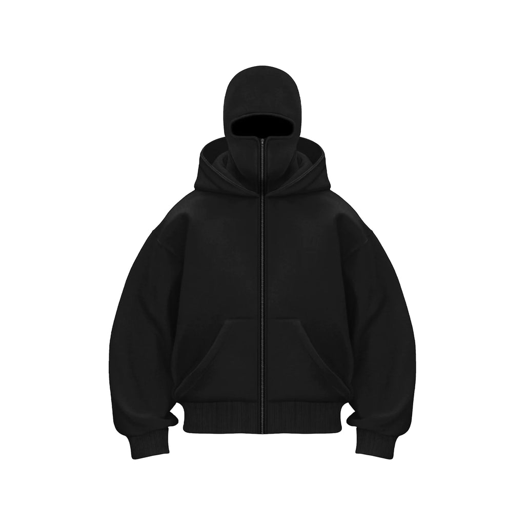 Double Hood Fleece-Lined Sweater