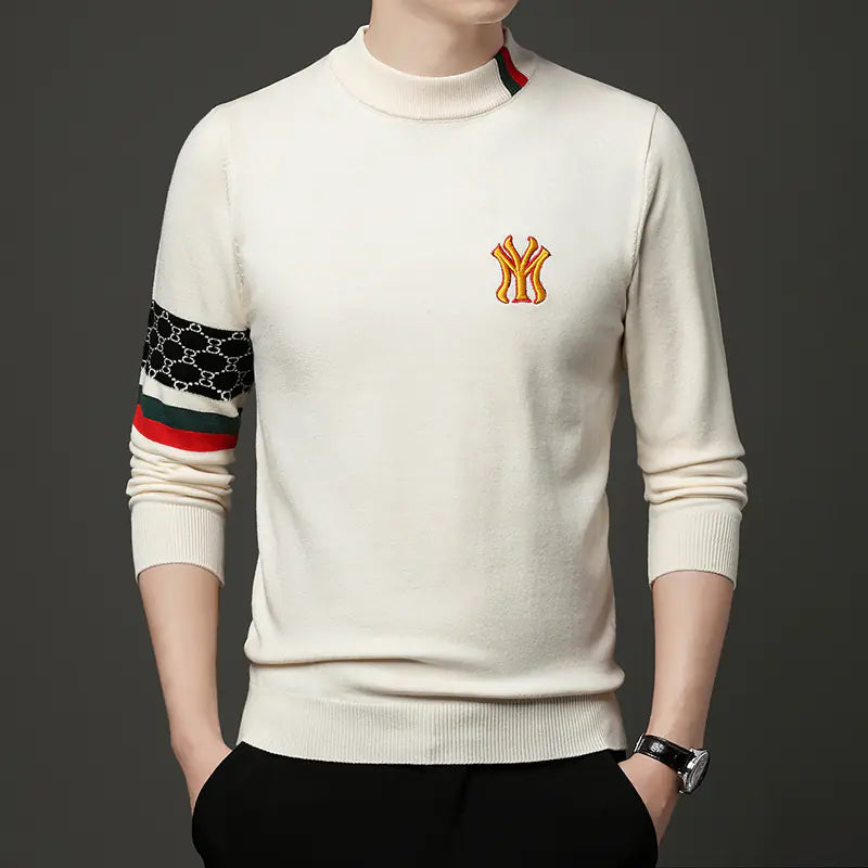 Embroidered Casual Knit Sweaters for Men - 2023 Fashion