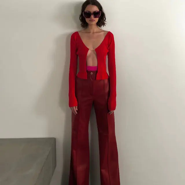 Autumn Long Sleeve Knitted Sweaters for Women