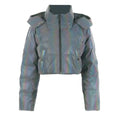 Reflective Jacket, Warm Coat, Women's Cotton Padded Jacket
